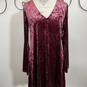 Crushed Velour Dress